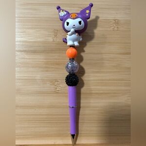 Kuromi beaded pen
